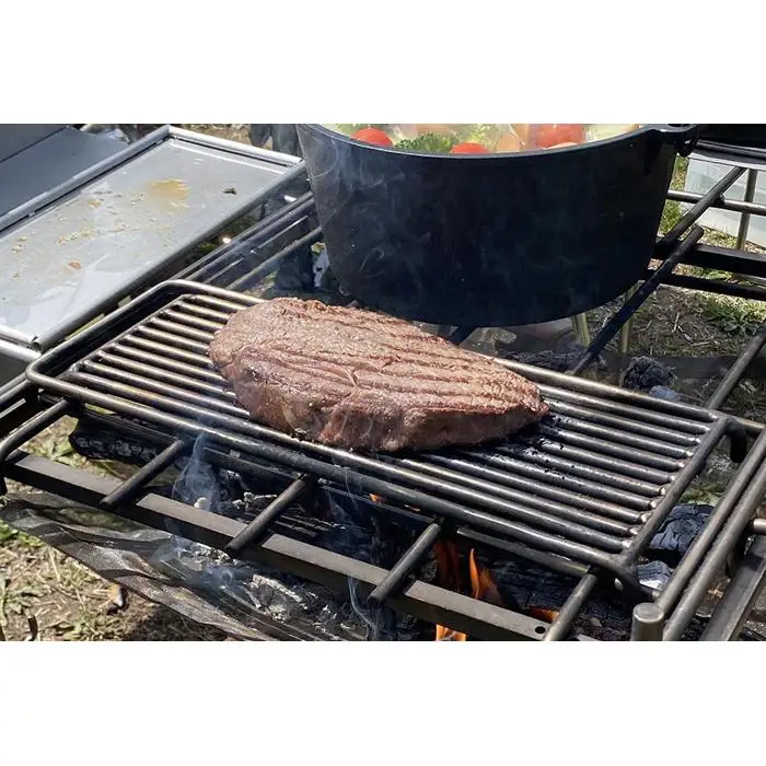 【HITAKIフルセット】ピザと肉とスープが同時に調理できる究極の焚き火台（２個口発送）