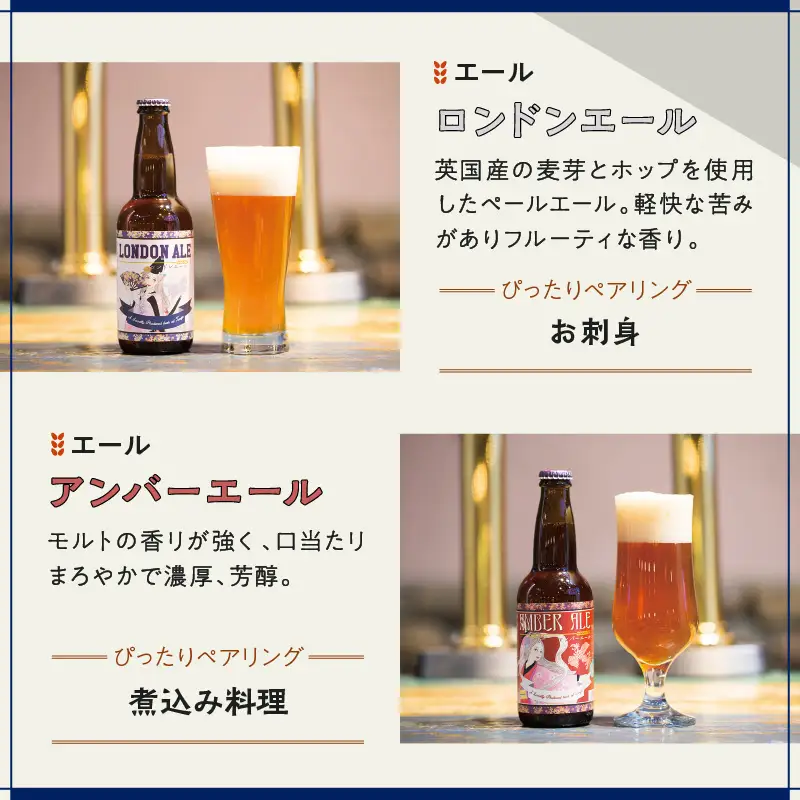 【本格派エールビール飲み比べ】京都・丹後のクラフトビール TANGO KINGDOM Beer エール3本セット　―ヴァイツェン、ロンドンエール、アンバーエールの３本のエールビールの飲み比べセット―