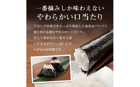 有明海産 一番摘み 大丸ボトル 味海苔 10切80枚 (板のり8枚分) 4本セット