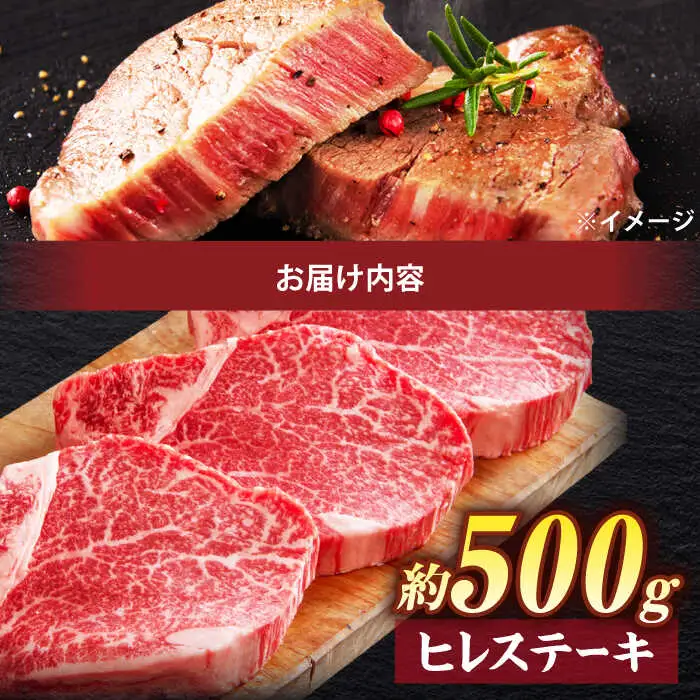 しまね和牛 ヒレステーキ 500g すてーき ヒレ  [ALEF001]