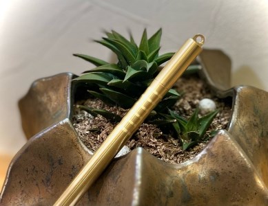 B260　Ｂｒａｓｓ　ｃａｐ　ｐｅｎ　波