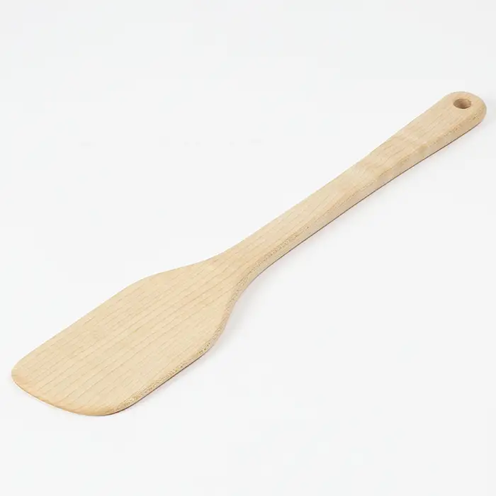木工房矢吹のメープルの料理用木べら( へら 木製 無垢 アウトドア キャンプ 右利き用 )＜085-011＞