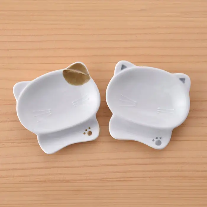 【波佐見焼】はさみのネコ 便利 小皿 セット 食器 皿 【松幸陶芸】 [HB18] 波佐見焼