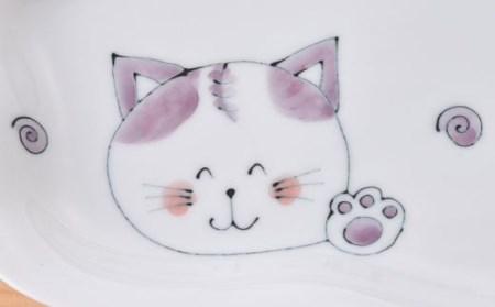 【波佐見焼】おうちdeねこセット 茶碗 マグカップ プレート 小皿 食器 皿 【松幸陶芸】 [HB19] 波佐見焼