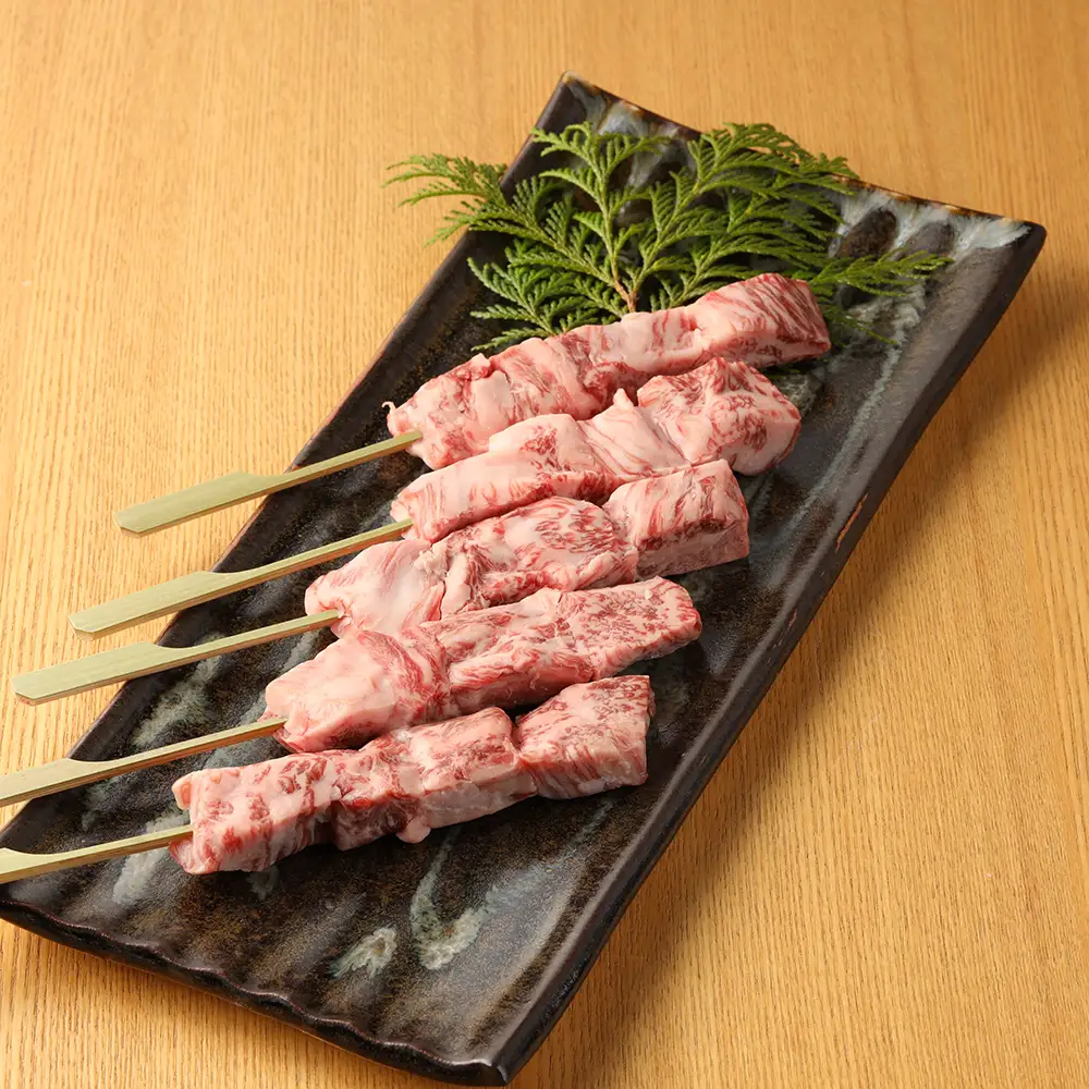 飛騨牛串焼き・飛騨牛ハンバーグセット（牛串 10本・ハンバーグ 100g×2個）【22-33】