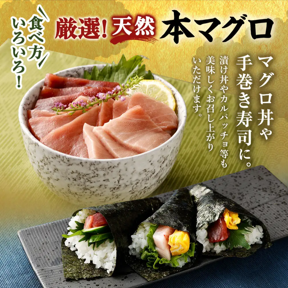 本まぐろ 大トロ 約500g まぐろ【ge013】