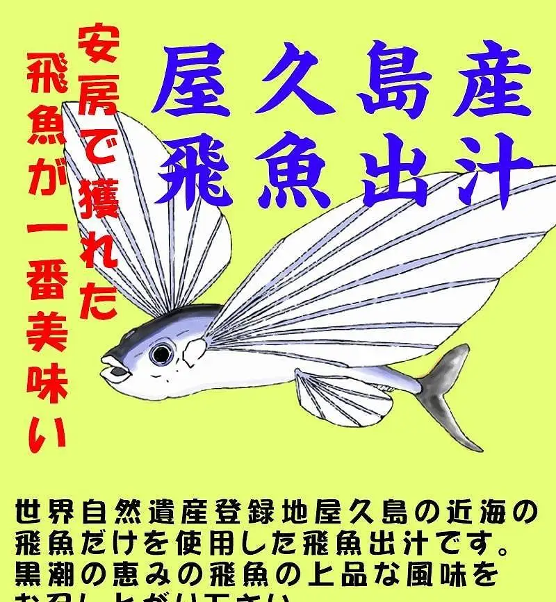 屋久島 飛魚出汁（あごだし）100g 3袋セット