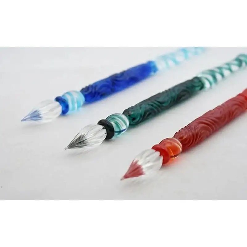 ガラスペン(翡翠) GP-10GR【粋工房】_HA1218