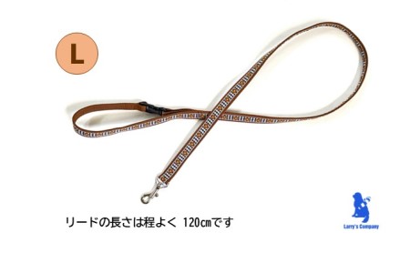 【大型犬用・Lサイズ】ハーフチョークカラーとリードのセット（ブラックギンガム） ペット用品 首輪 しつけ しつけ用首輪 歩行訓練 訓練 苦しくない 日本製 調節可 脱着 簡単 首輪嫌い 抜けない構造 上部 