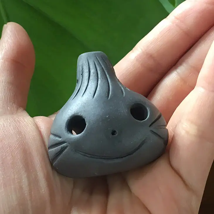 【オカリーナ製作 吟友工房】淡路瓦たまねぎオカリナ「おにゃおん」