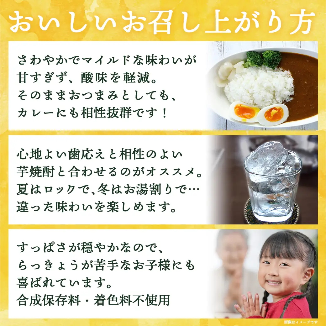 【お試し♪】日向夏らっきょう 90g×3袋≪みやこんじょ特急便≫ - らっきょう おつまみ 柑橘風味 90g×3袋 お試し (都城市)  ※ポスト投函〔LA-C401-PF-Q〕