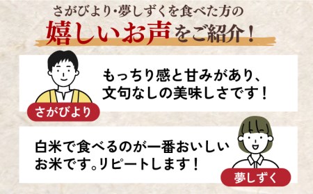 〈受付一時停止中〉【 ブランド米食べ比べ 】【令和5年産】さがびより ・ 夢しずく 合計10kg 吉野ヶ里町/増田米穀[FBM031]