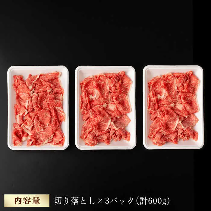 【訳あり】 切り落とし 600g 長崎和牛 黒毛和牛  【夢ファームシュシュ】 [WF07] 肉 牛肉 しゃぶしゃぶ すき焼き 訳アリ ワケあり