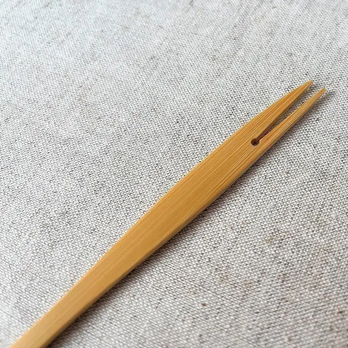 ＜湯布院・カトラリー専門　甲斐のぶお工房＞竹製 さかなフォーク（12.5cm）5本 | カトラリー
