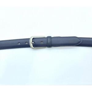 革工房いんのしま牛革盛り上げタイプ ベルト(色:紺)