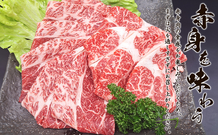 【旨みあふれる良質な赤身！】北海道産 鹿部牛 肩ロース スライス 500g