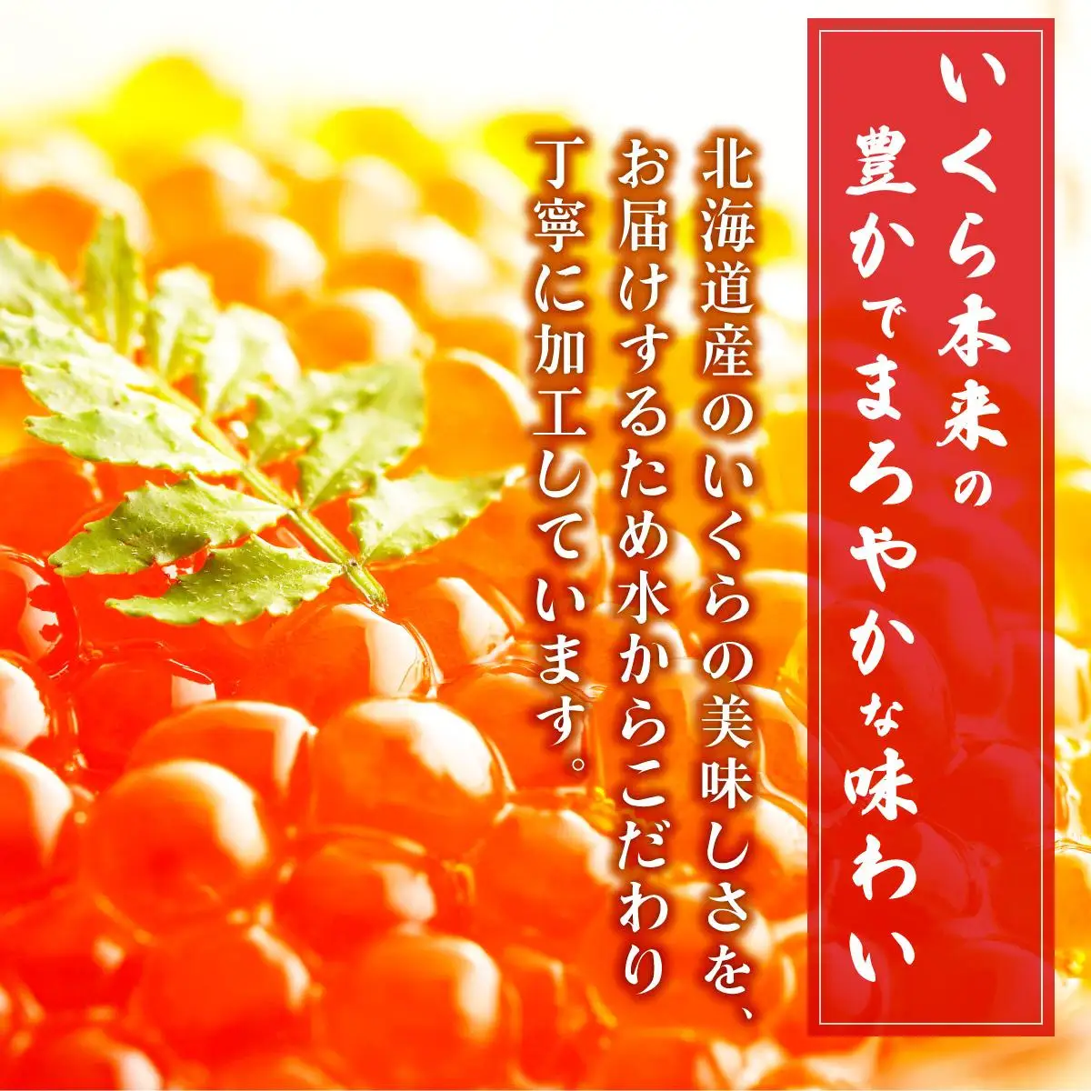北海道産いくら醤油漬200g F21H-454
