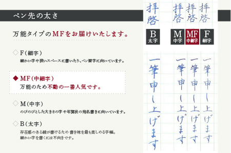 《受注生産》笑暮屋 エボナイト製万年筆『方舟Lサイズ・深海』【007-002】
