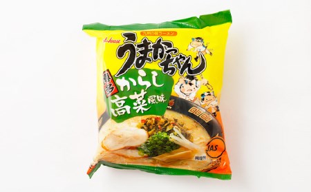 うまかっちゃん 博多からし高菜風味 30食 (5袋×6パック) とんこつ ラーメン インスタントラーメン 袋麺