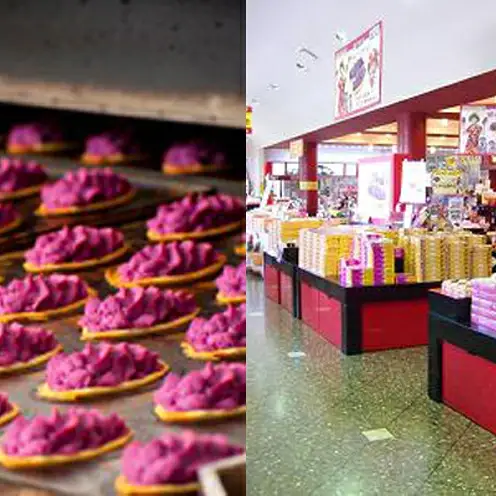 【沖縄土産の王道・御菓子御殿】県産の紅いもにこだわった元祖紅いもタルト6個入ｘ5箱 〇 沖縄 セット商品 読谷村産 読谷本店 特産品 保存料不使用 着色料不使用 人気商品 お土産の定番