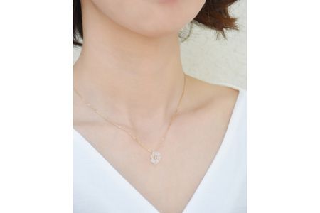 ネックレス レディース ジュエリー 【プリムローズ primrose K10 クオーツ ダイヤモンド 】