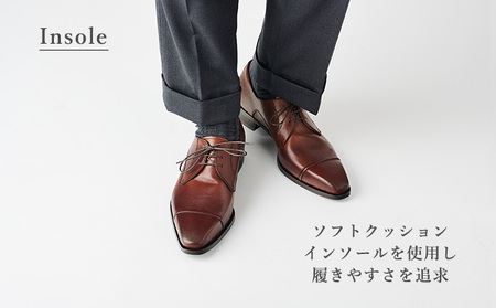 革靴 ビジネスシューズ マッケイ 101 茶 国産 革靴 25.0cm