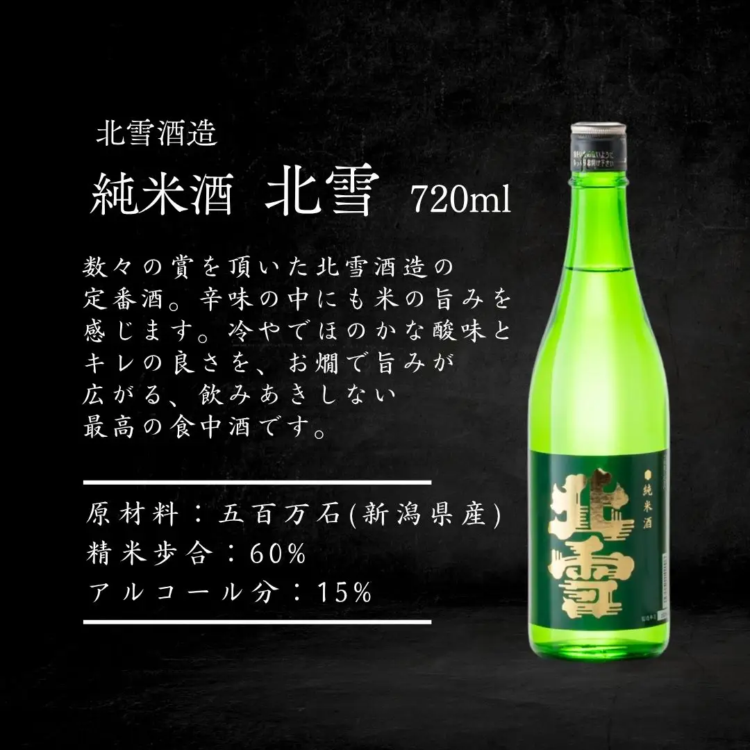 日本酒 純米酒 720ml 6本セット | 新潟県 佐渡市