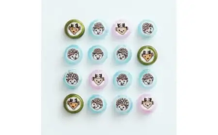 ならこばこ 大仏あめ鹿あめ 7点セット 株式会社ＡＮＹＱＯＴＴ ソーダ味 抹茶味 いちご味 飴 お菓子 U-37