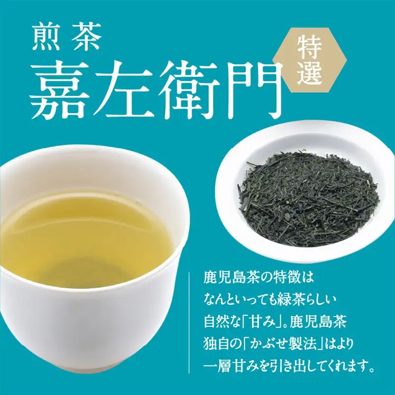 鹿児島煎茶 産地・合組 飲み比べ セット 100g×3袋 K112-001