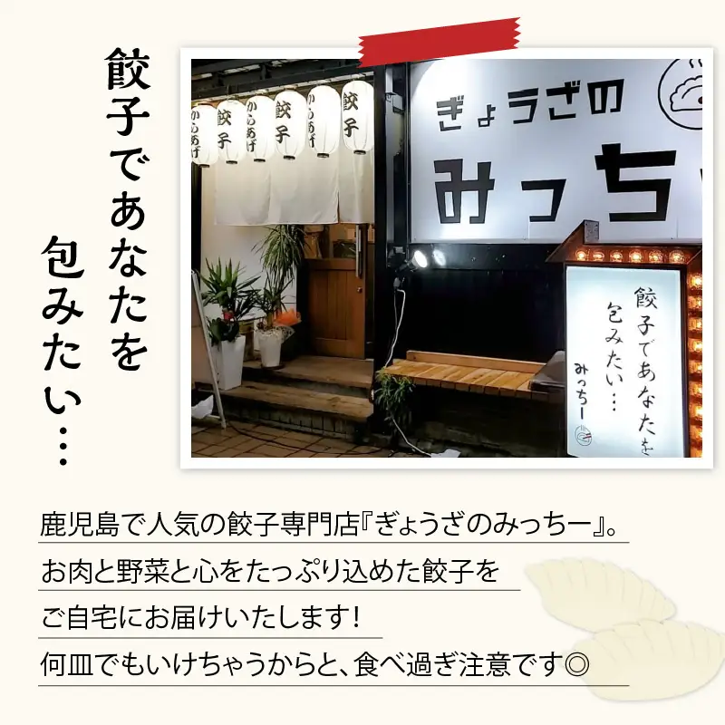 【5営業日以内に発送】鹿児島人気餃子店のお得な餃子食べ比べセット K118-001 肉 豚肉 惣菜 総菜 冷凍 スピード配送 最短 すぐ届く お急ぎ