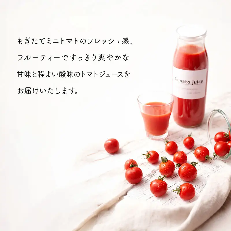 2026年産 ミニトマトジュース 180ml×10本 北海道 仁木町
