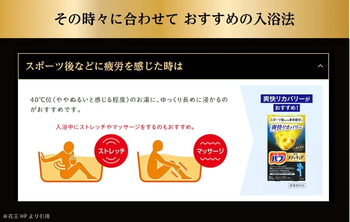 SA3016　花王バブ メディキュア 爽快リカバリー 6錠入×4箱