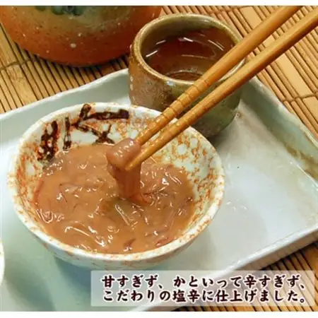 他では味わえない　魚屋かあちゃんの自家製イカの塩辛　2種類お味見セット　【配送不可地域：離島】【1156693】