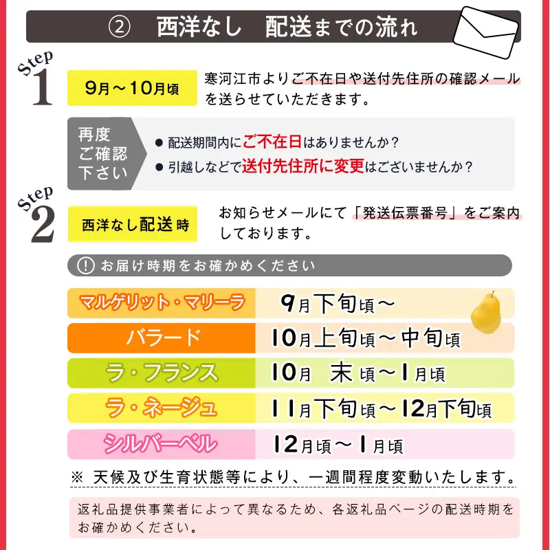 令和8年産 洋梨「追熟 マルゲリット・マリーラ」 秀品 3kg （ 5 - 9玉 ） 山形県産【2026年9月下旬頃から10月上旬頃発送予定】　012-B-MM023