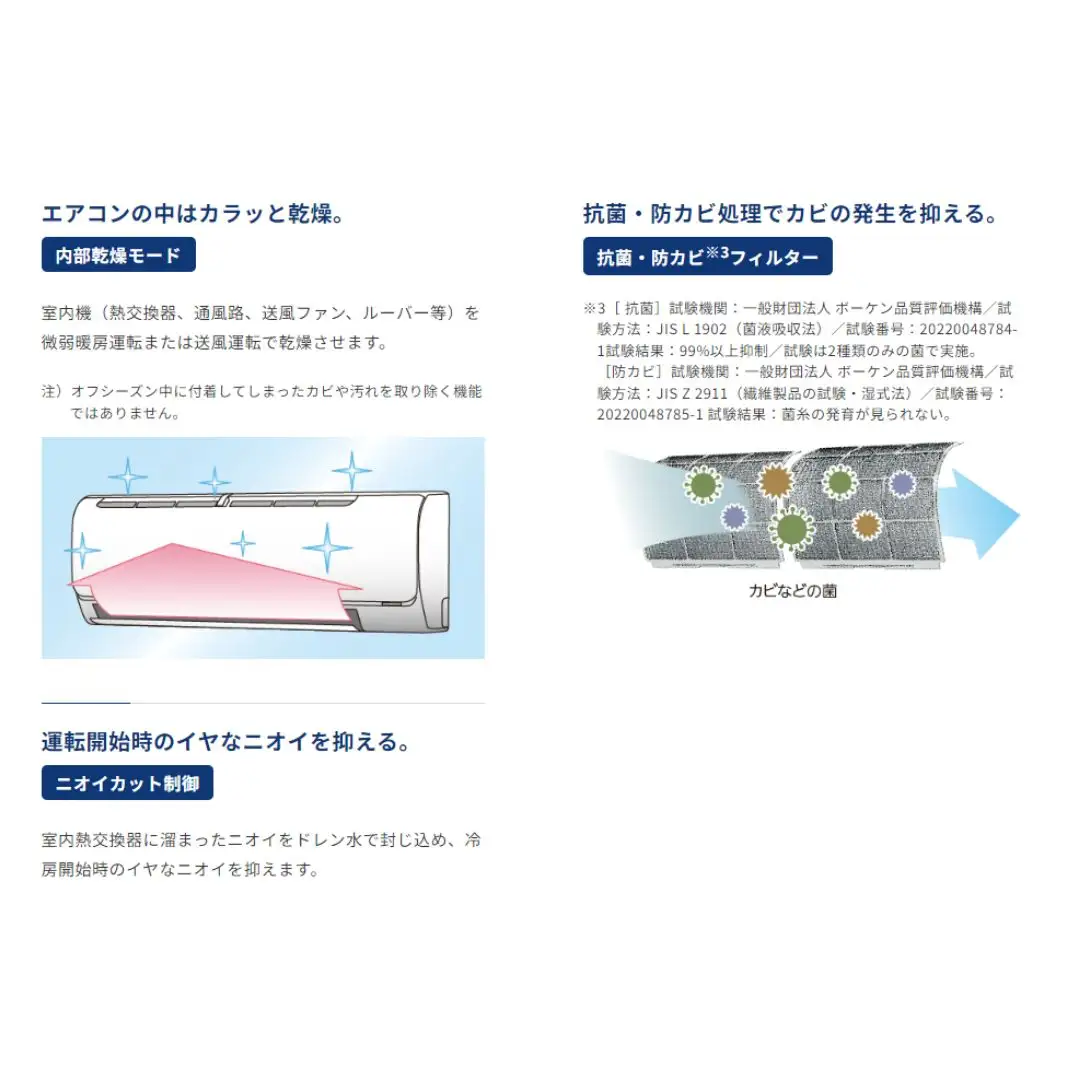 [コロナ] セパレートエアコン 本体のみ(工事別) 6畳用 エアコン 単相100V リララBシリーズ CSH-B22CR クーラー 冷房暖房 家電