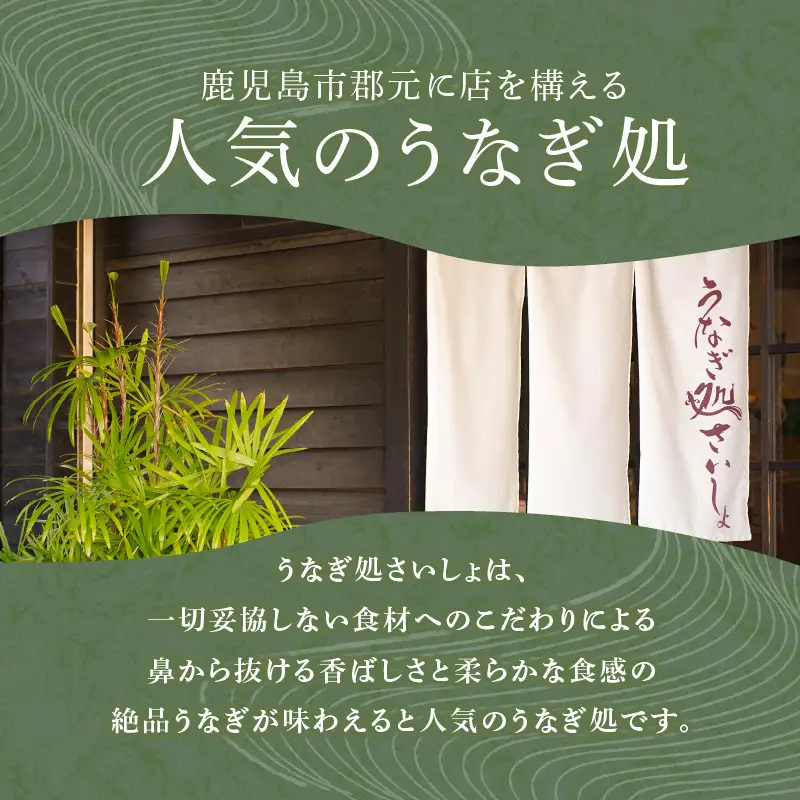 「うなぎ処 さいしょ」うなぎの蒲焼セット 4切×2パック K030-002 魚 惣菜 総菜