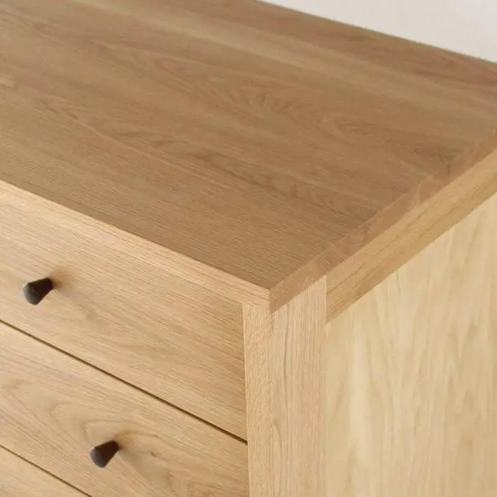 旭川家具　山室家具製作所　プロトNo.802チェスト(6段)　ナラ 【 国産 無垢 インテリア 木製 収納 ナチュラル キャビネット チェスト リビング ダイニング 北海道 】 _01969