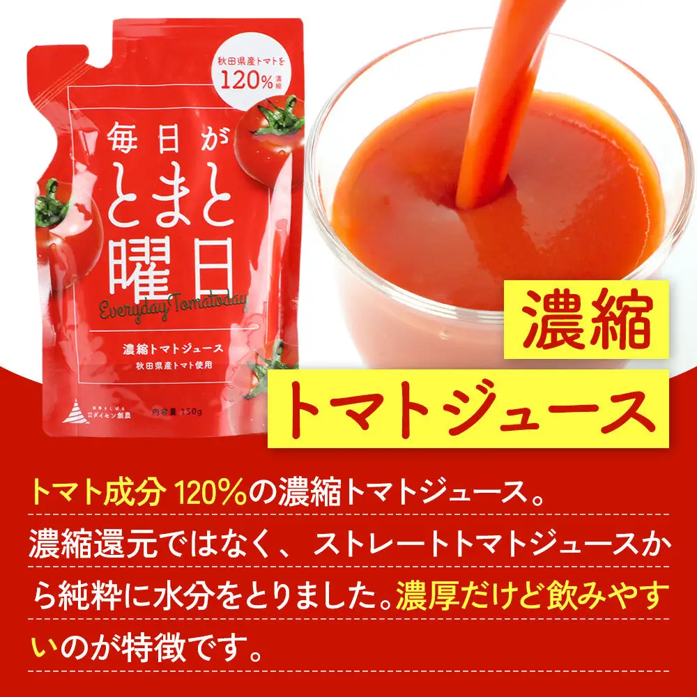 毎日がとまと曜日トマトジュース 2種 各10パック 詰め合わせ 【ダイセン創農】