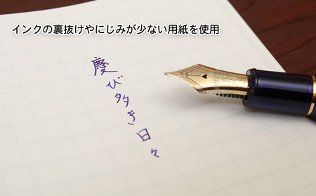 製本工房謹製 文庫サイズの万年筆のためのノート『Seven Seas BUNCO』(カラー：かすれリネン)【020-003-2】