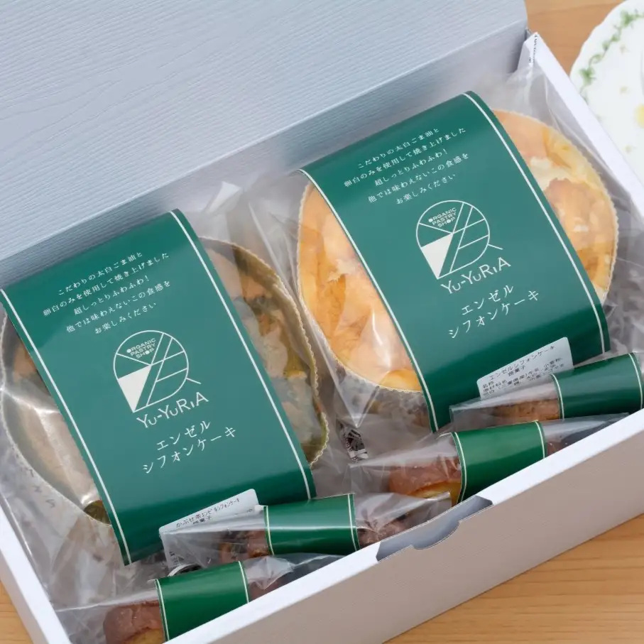 エンゼルシフォンケーキとパウンドケーキ詰合せ