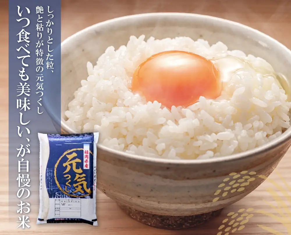 Z17-03 研ぐお米 福岡ブランド米３品種セット(各2kg) ヒノヒカリ 夢つくし 元気つくし
