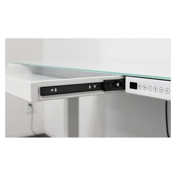 電動昇降デスク メモリー機能付 ホワイト AKU101338801