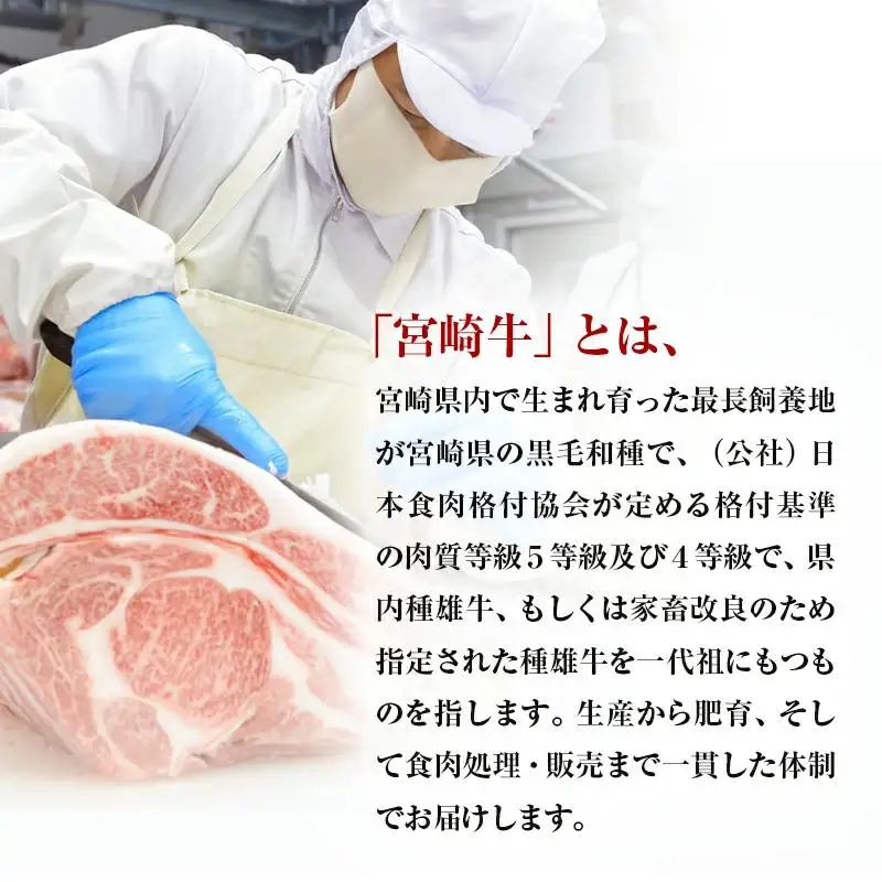 宮崎牛ヒレステーキ 3枚 合計450g 牛肉 ステーキ 高級部位 ブランド牛 ミヤチク 内閣総理大臣賞4連覇＜47-19b＞