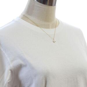 控えめな上品さが美しい【6mm玉 淡水パールネックレス】ゴールドカラーチェーン 長さ45cm PE002Y ネックレス