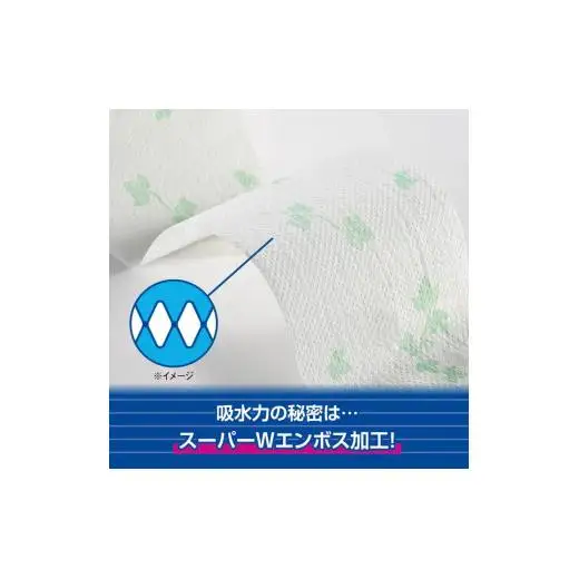 【大人気】シャワートイレのためにつくった吸水力が2倍の トイレットペーパー 72ロール｜エリエール  ダブル 12ロール 6パック 無香料