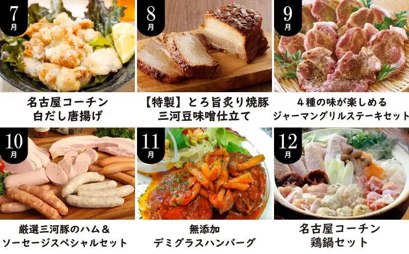 碧南市がチョイスした厳選定期便！ 【全12回】厳選！お肉づくめの定期便(毎月お届け） 　H028-091