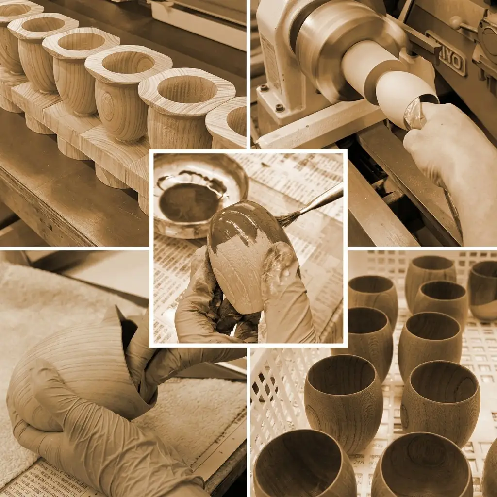 箸置き 漆器 黒檀 手作り 5個 箸置き