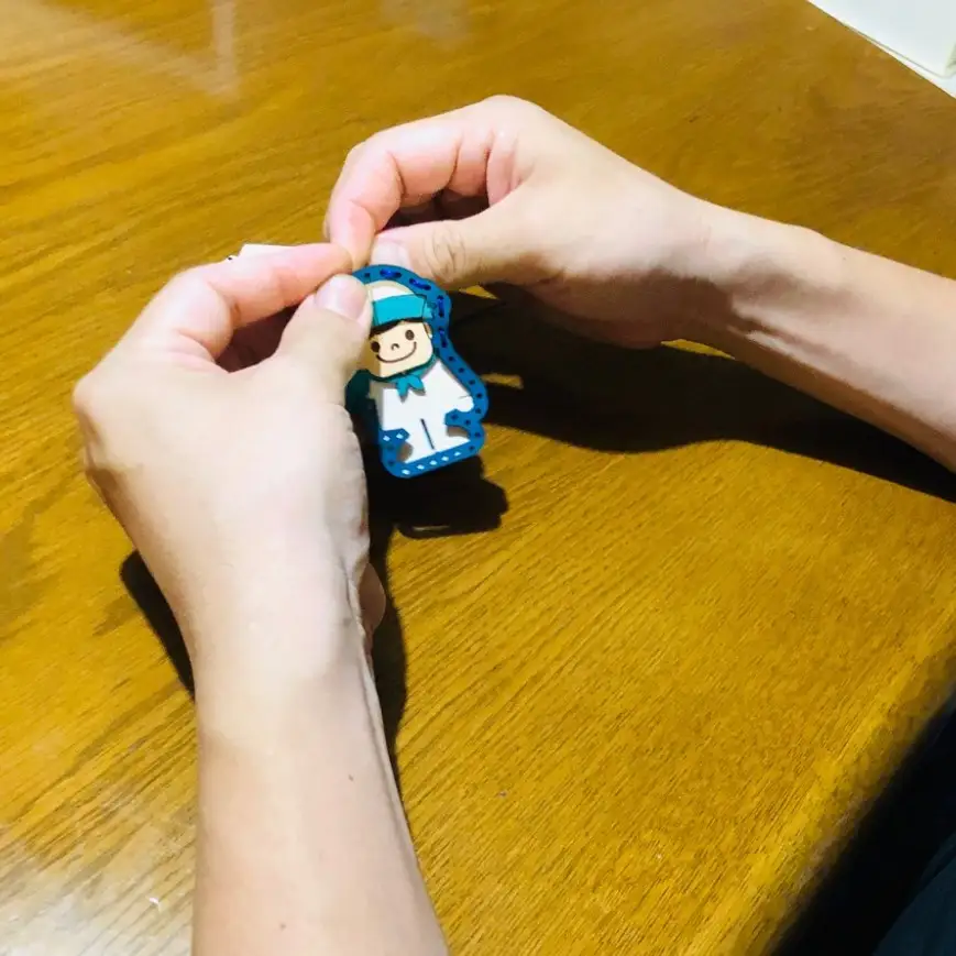 ヤブ3点  レザーキーホルダーセット 一点もの 革 キーリング レディース メンズ 鍵 バッグチャーム ストラップ 革小物 かわいい 動物 キャラクター ギフト プレゼント 送料無料 ku022-009-r