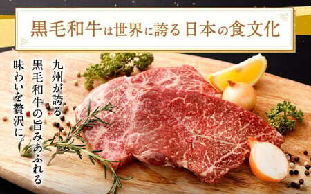 【6ヶ月定期便】 九州産 黒毛和牛 モモステーキ 約2.4kg (約200g×2枚×6回) 牛もも肉 ステーキ 牛肉 お肉 国産 日本産