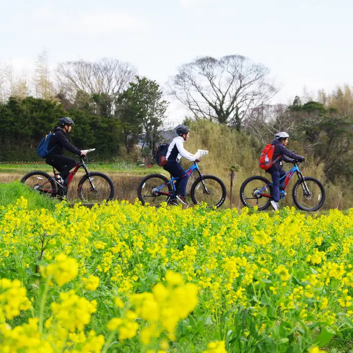 【かもちゃり＋】里山・里海RIDE『E-MTB（マウンテンバイク）』４時間レンタル利用券（大人１名）／《千葉県鴨川市》レンタサイクル 電動アシスト自転車 サイクリング 自転車レンタル サイクリング体験 観光体験 [ウェルネスポーツ鴨川][0011-0083]